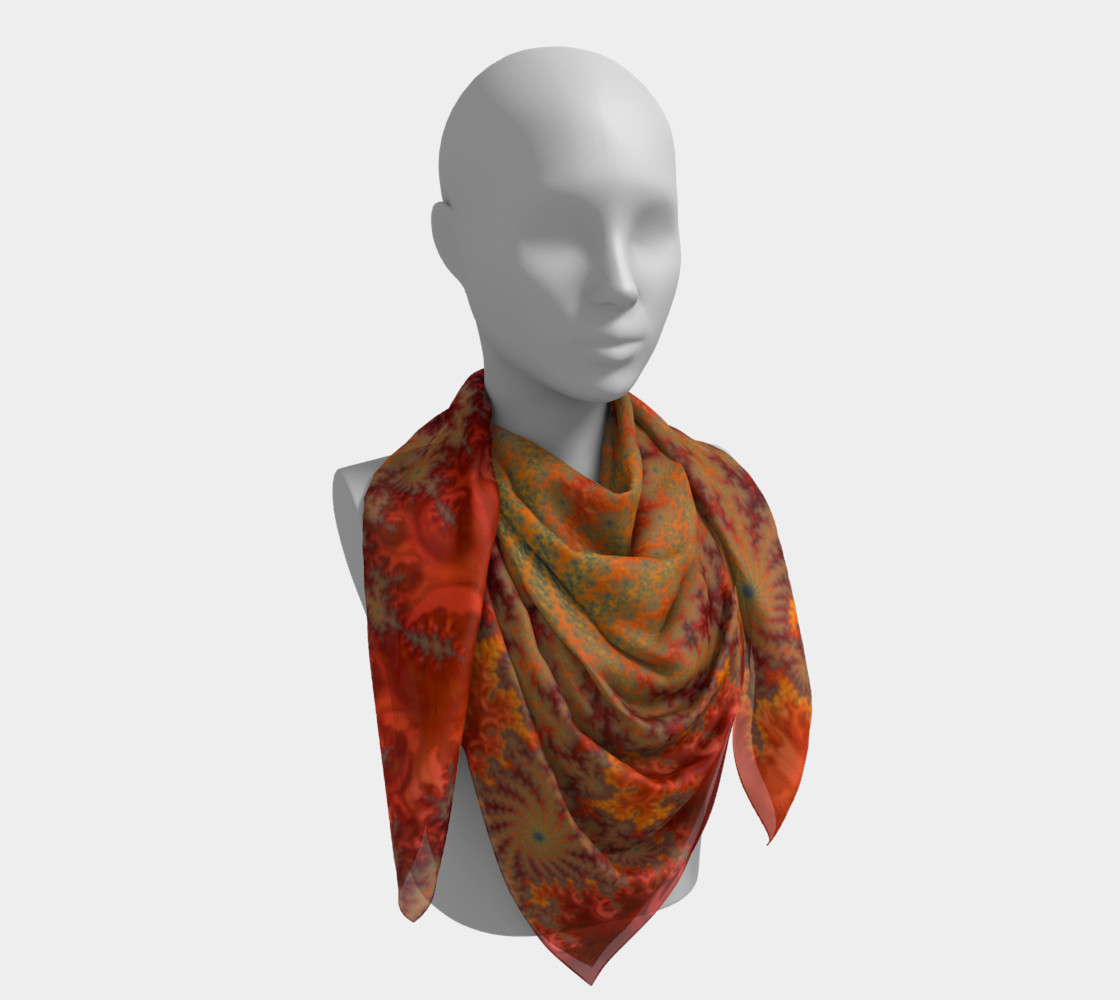 Crimson Alley Square Scarf preview #4