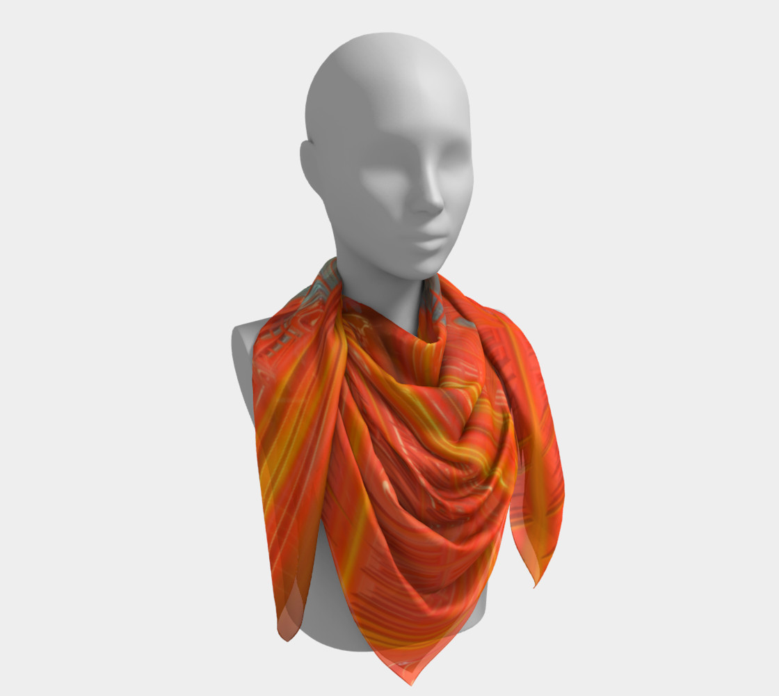 Tangerine Dream Square Scarf preview #4