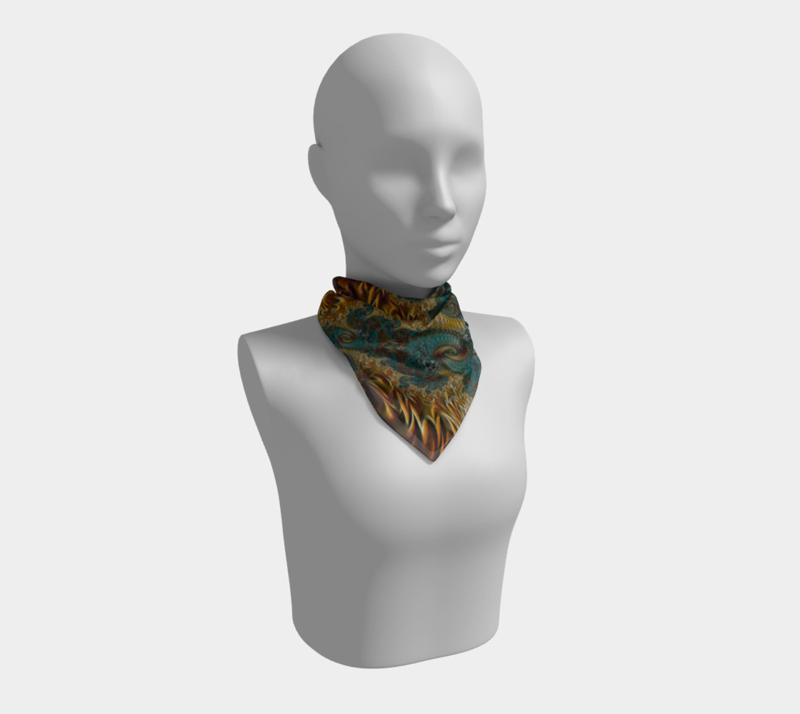 Marigold Garden Square Scarf preview #1