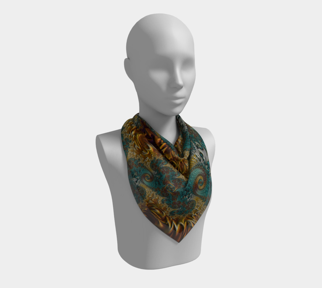 Marigold Garden Square Scarf preview #2