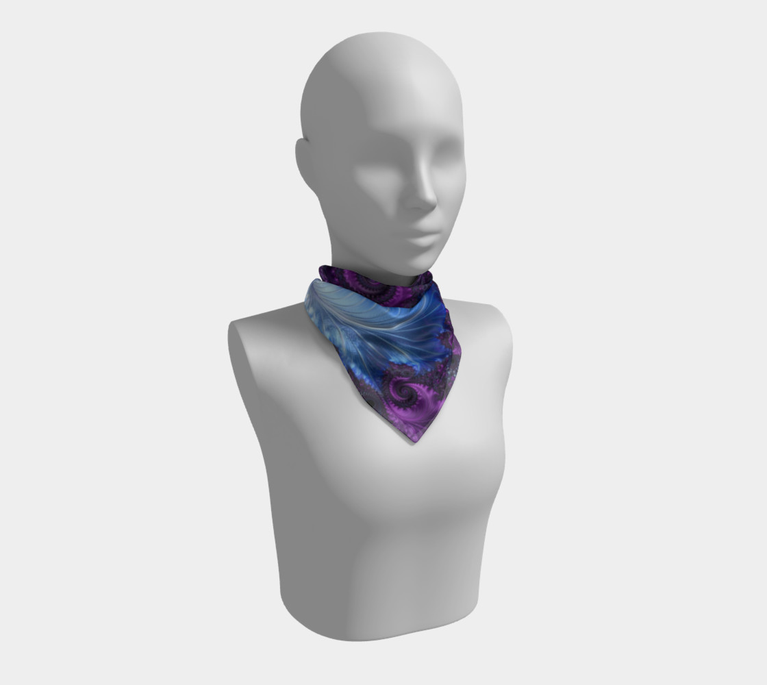 Feathery Flow Square Scarf preview #1