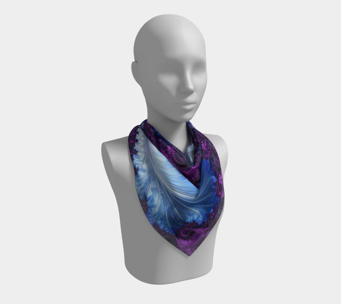 Feathery Flow Square Scarf preview #2