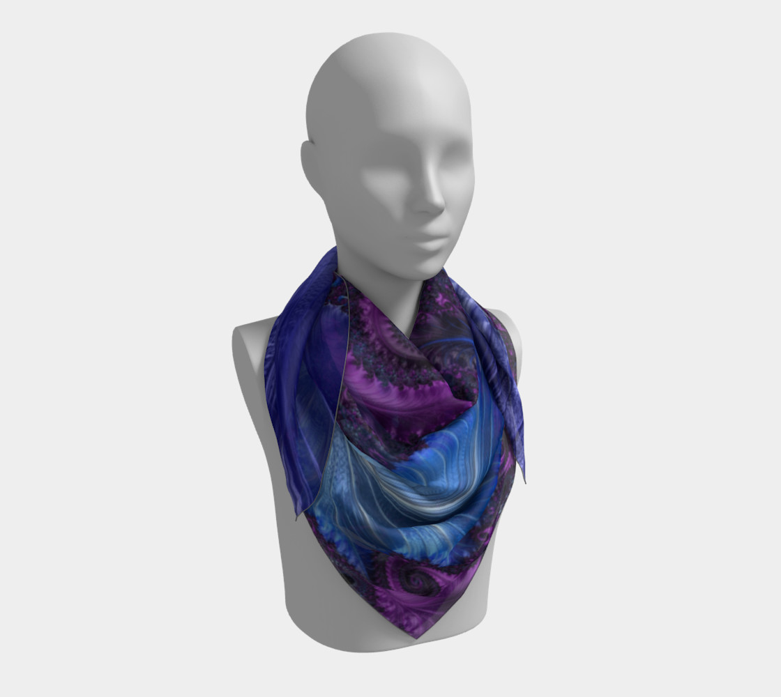 Feathery Flow Square Scarf preview #3