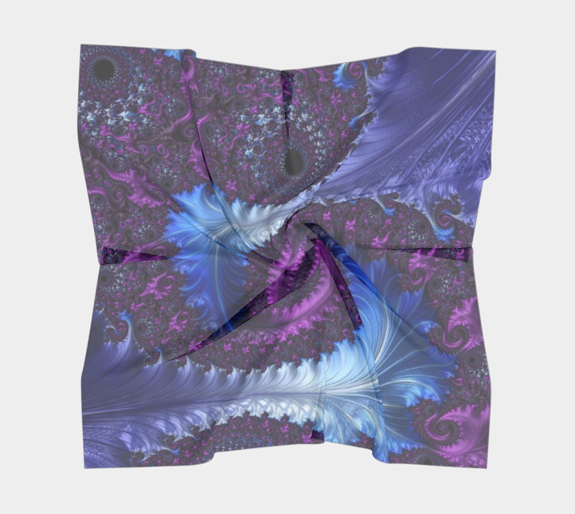 Feathery Flow Square Scarf preview #5