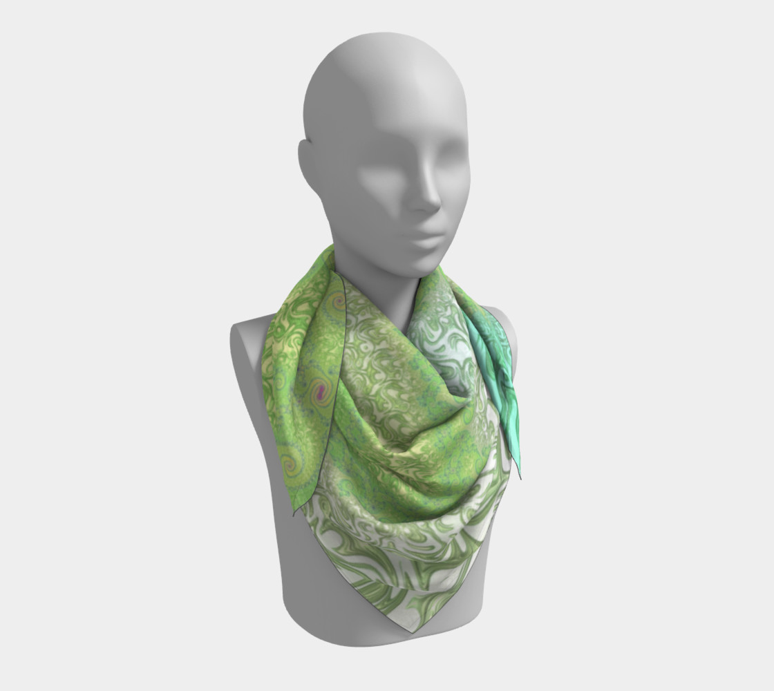 Springtime Garden Square Scarf preview #3