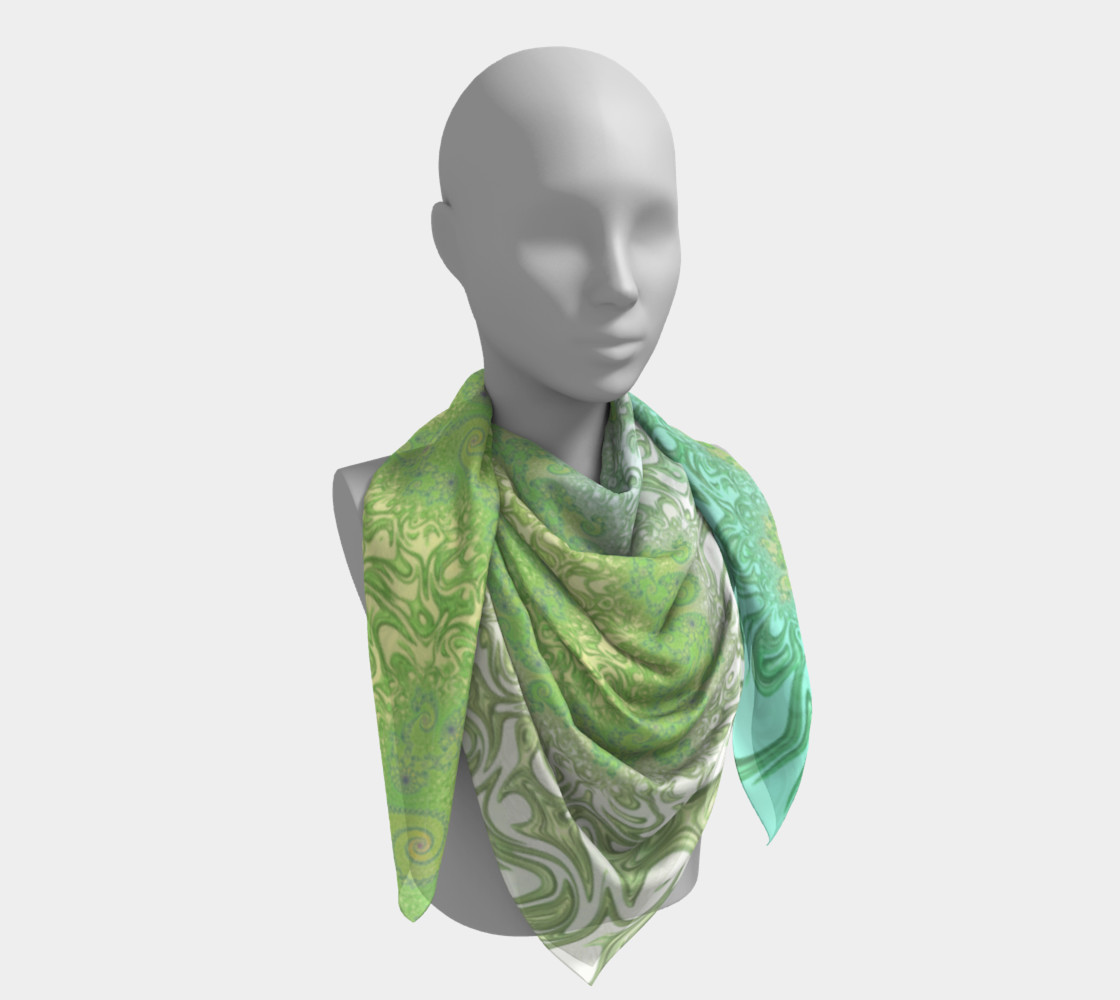 Springtime Garden Square Scarf preview #4