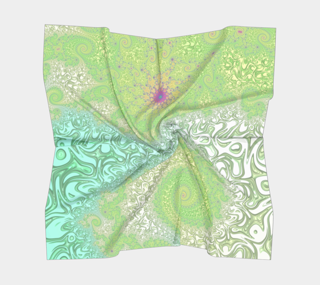 Springtime Garden Square Scarf preview #5