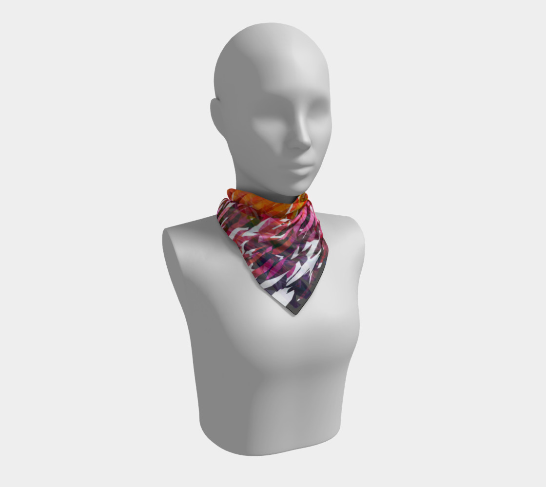 Designer Stripes Square Scarf preview #1