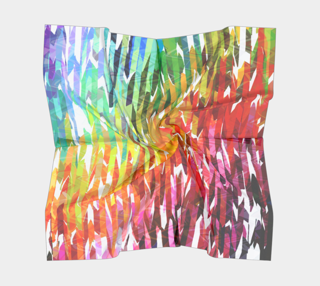 Designer Stripes Square Scarf preview #5