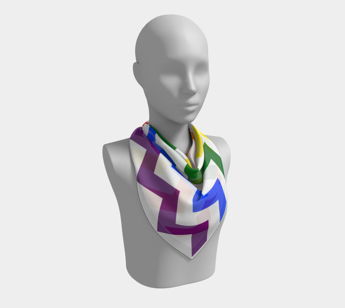 Rainbow Chevron Pattern Design Rainbow Colors Chevron Simple preview #2