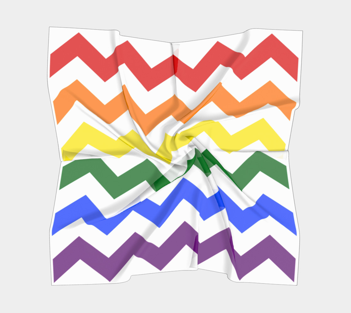 Rainbow Chevron Pattern Design Rainbow Colors Chevron Simple preview #5