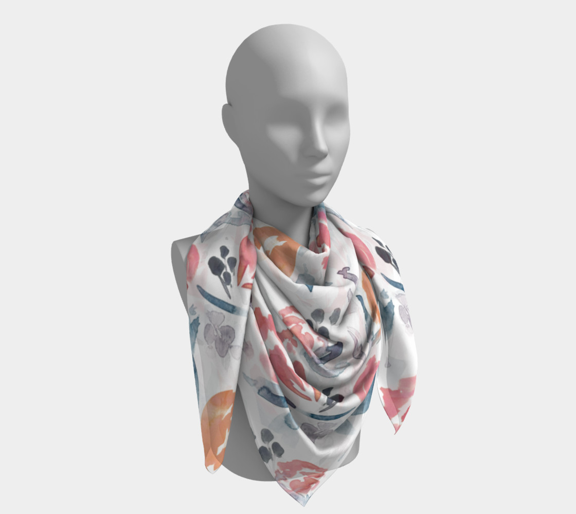 Faded Floral Watercolor Pattern preview #4