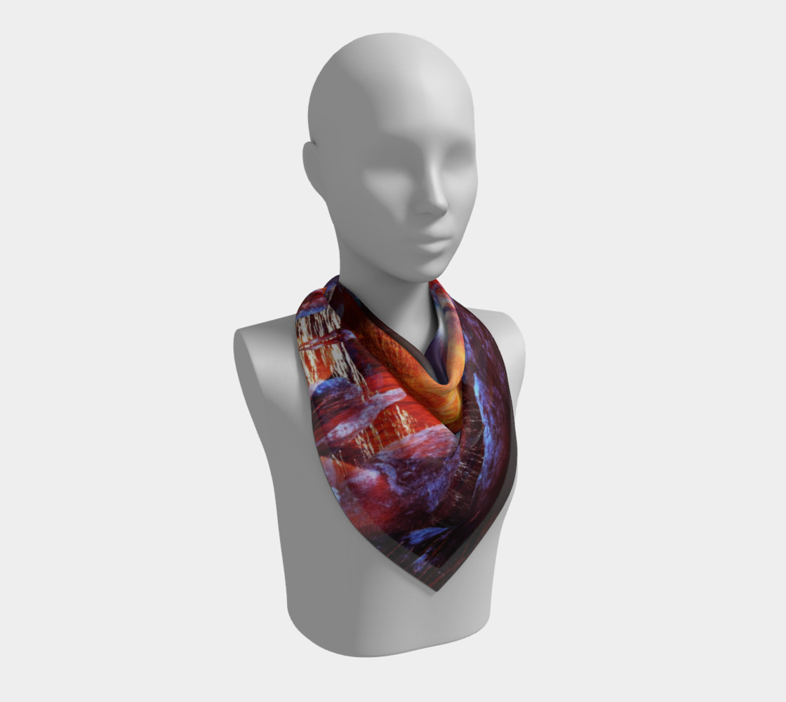 "Lion Lady" Square Scarf (36" x 36") preview #2
