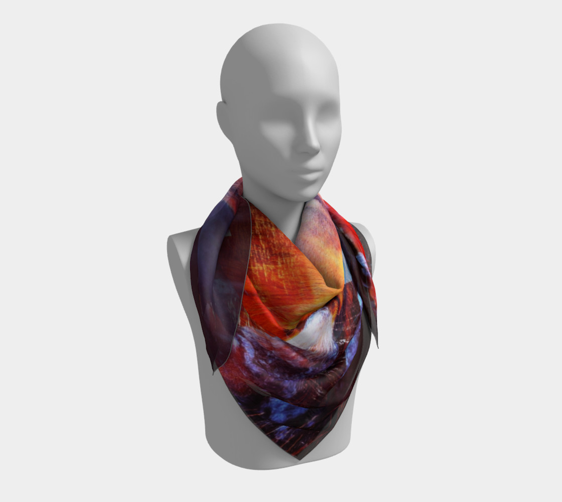 "Lion Lady" Square Scarf (36" x 36") preview #3