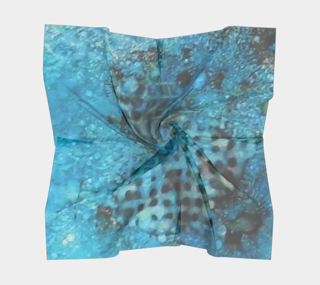 Cerulean Dream Ink #23 Square Scarf preview #5