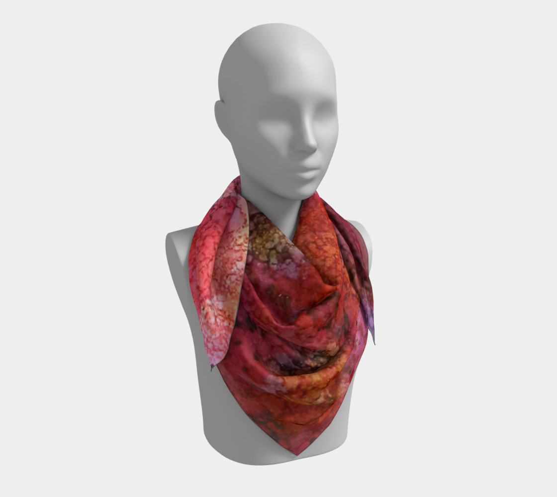 Sangria Ink #16 Square Scarf preview #3