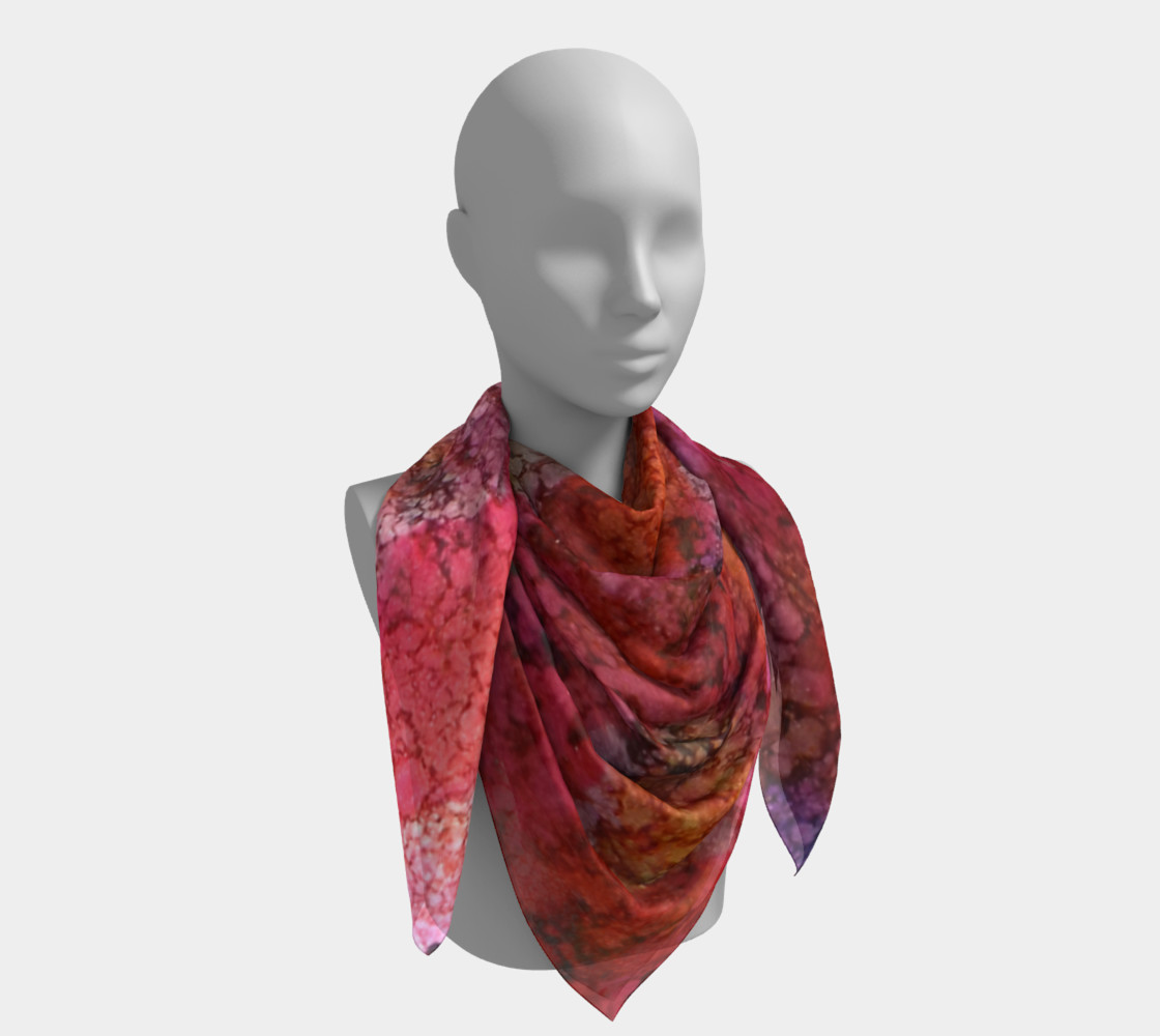 Sangria Ink #16 Square Scarf preview #4