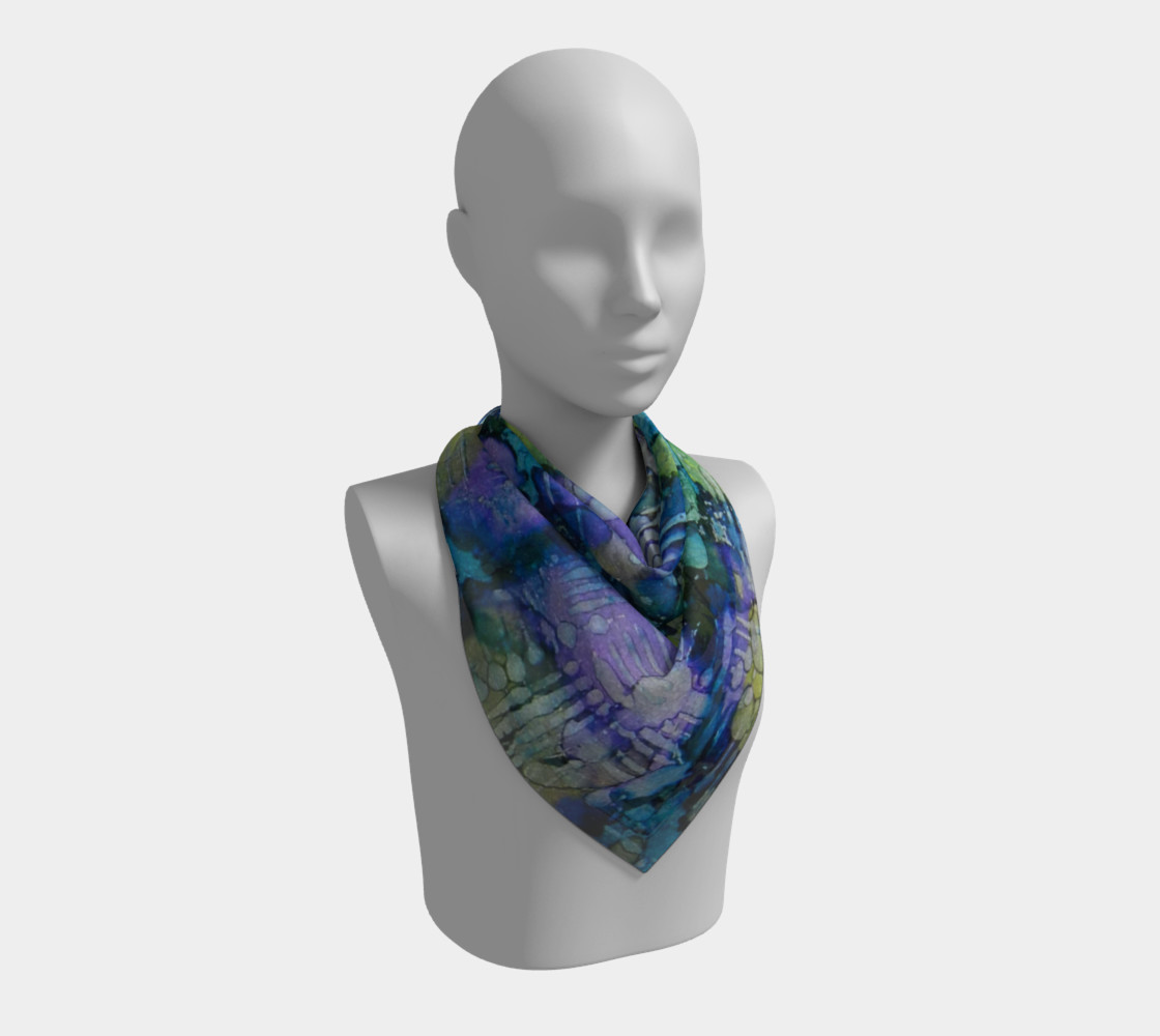 Spring Weave Ink #4 Square Scarf preview #2