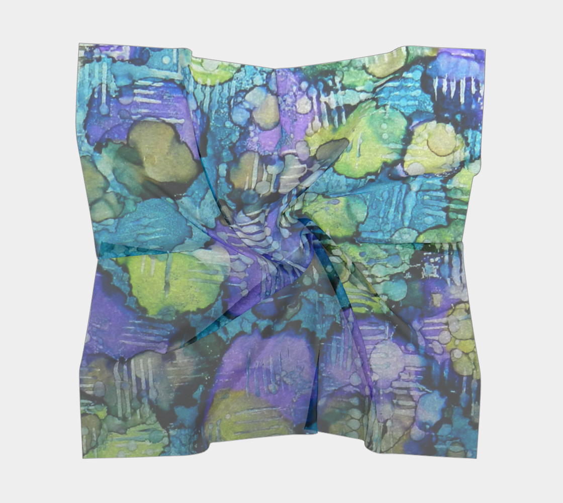 Spring Weave Ink #4 Square Scarf preview #5