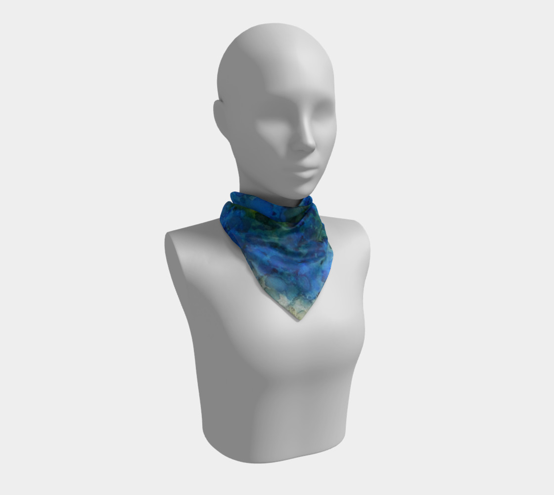 Summer Lake Ink #5 Square Scarf preview #1