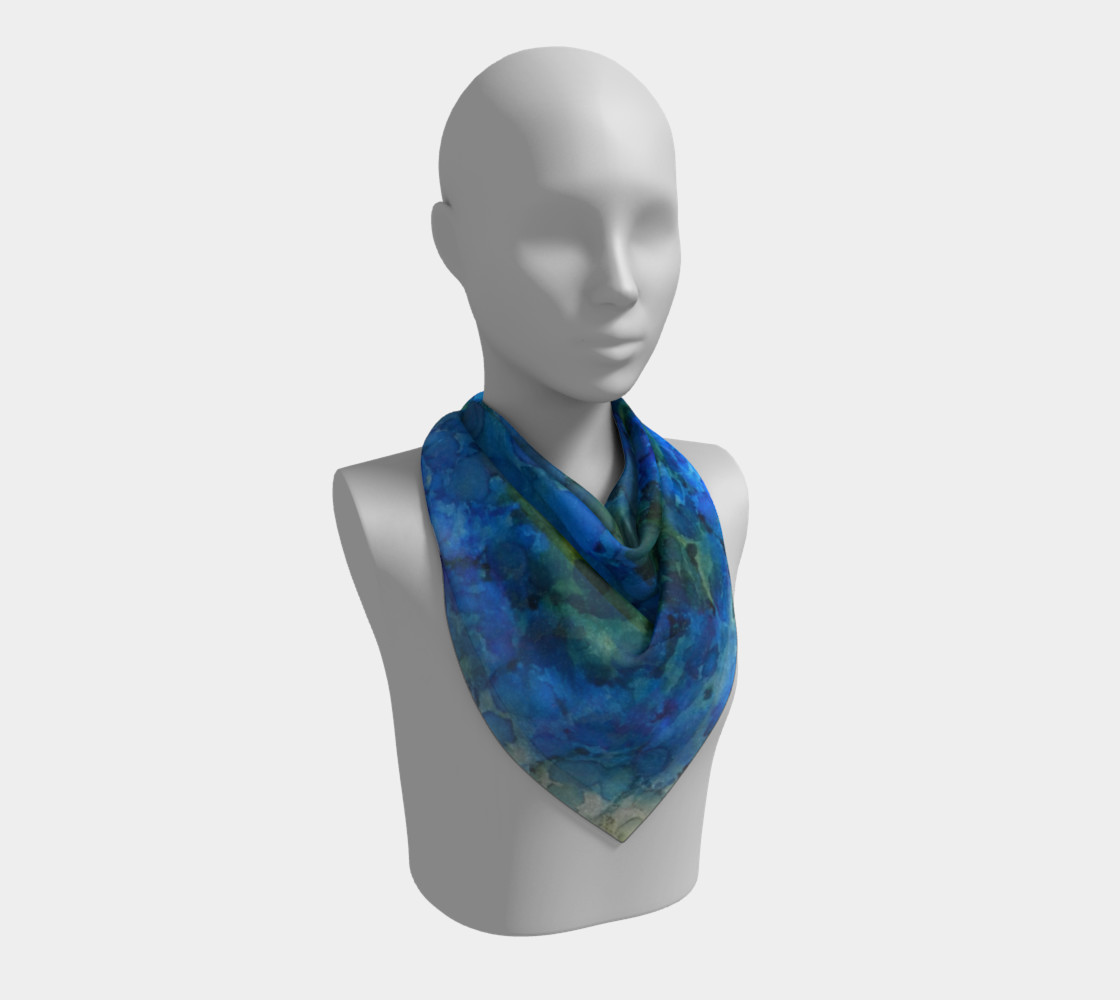 Summer Lake Ink #5 Square Scarf preview #2