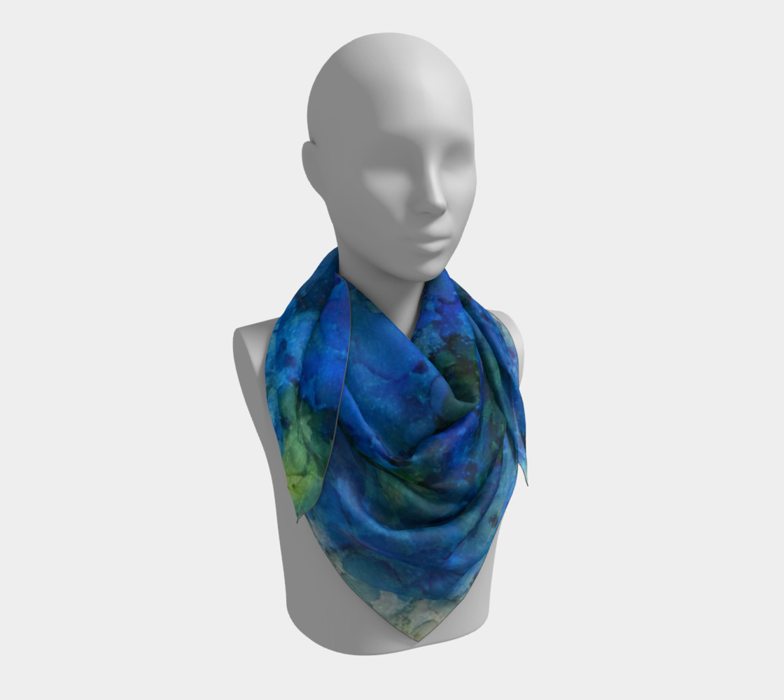 Summer Lake Ink #5 Square Scarf preview #3