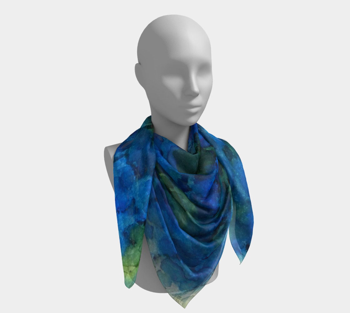 Summer Lake Ink #5 Square Scarf preview #4