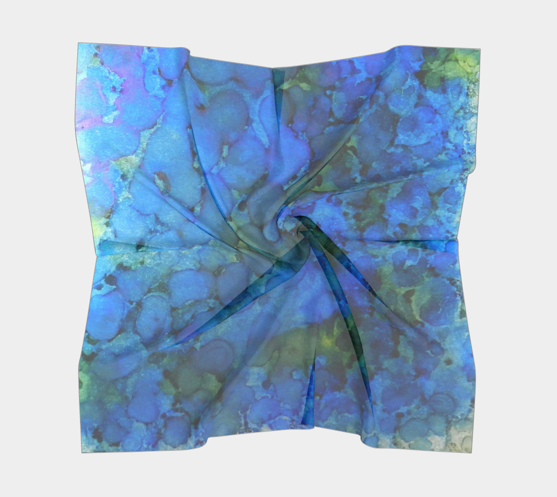 Summer Lake Ink #5 Square Scarf preview #5