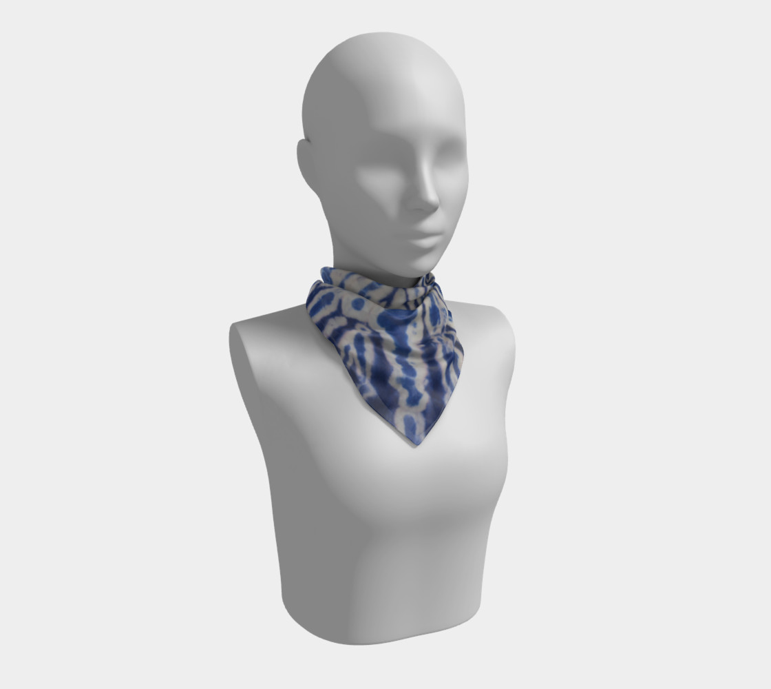 Shibori #1 Square Scarf preview #1