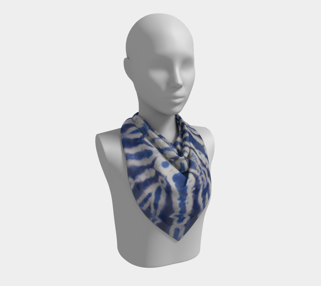 Shibori #1 Square Scarf preview #2