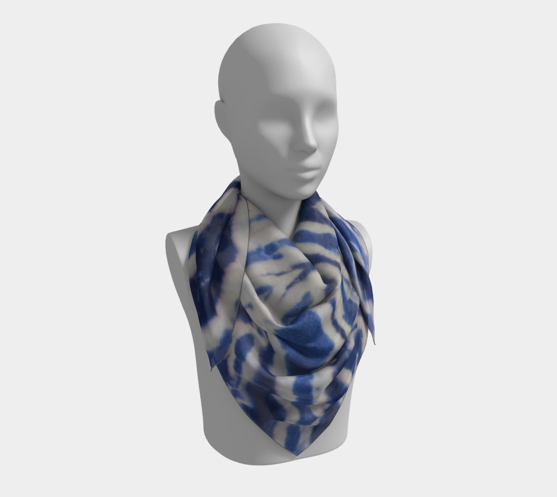 Shibori #1 Square Scarf preview #3