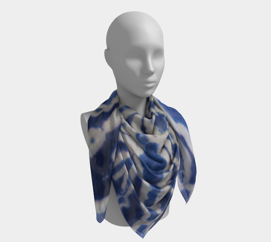 Shibori #1 Square Scarf preview #4