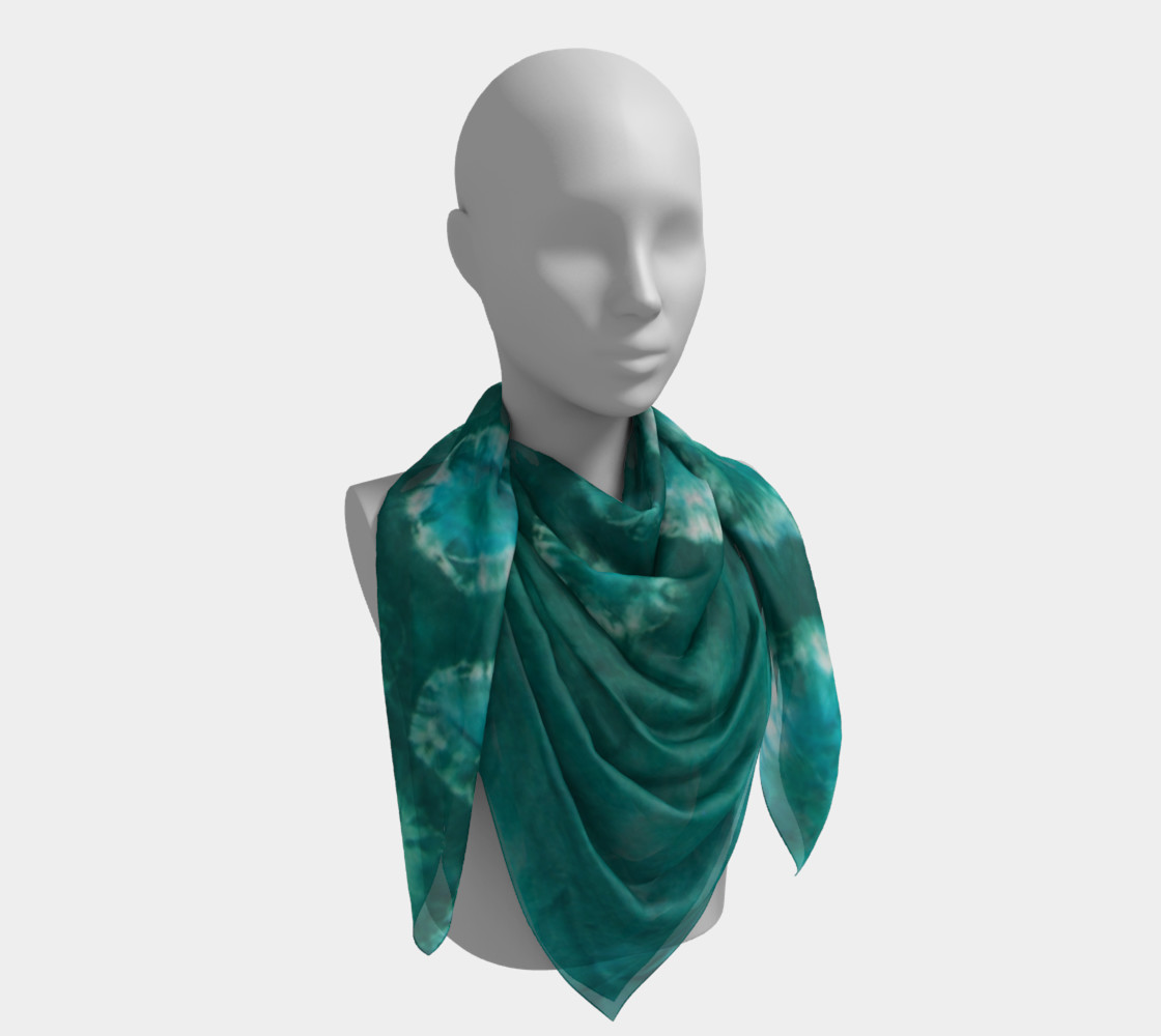 Shibori #2 Sqaure Scarf preview #4