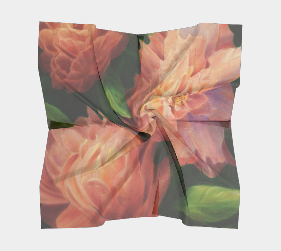 Spring Floral Square Scarf preview #5