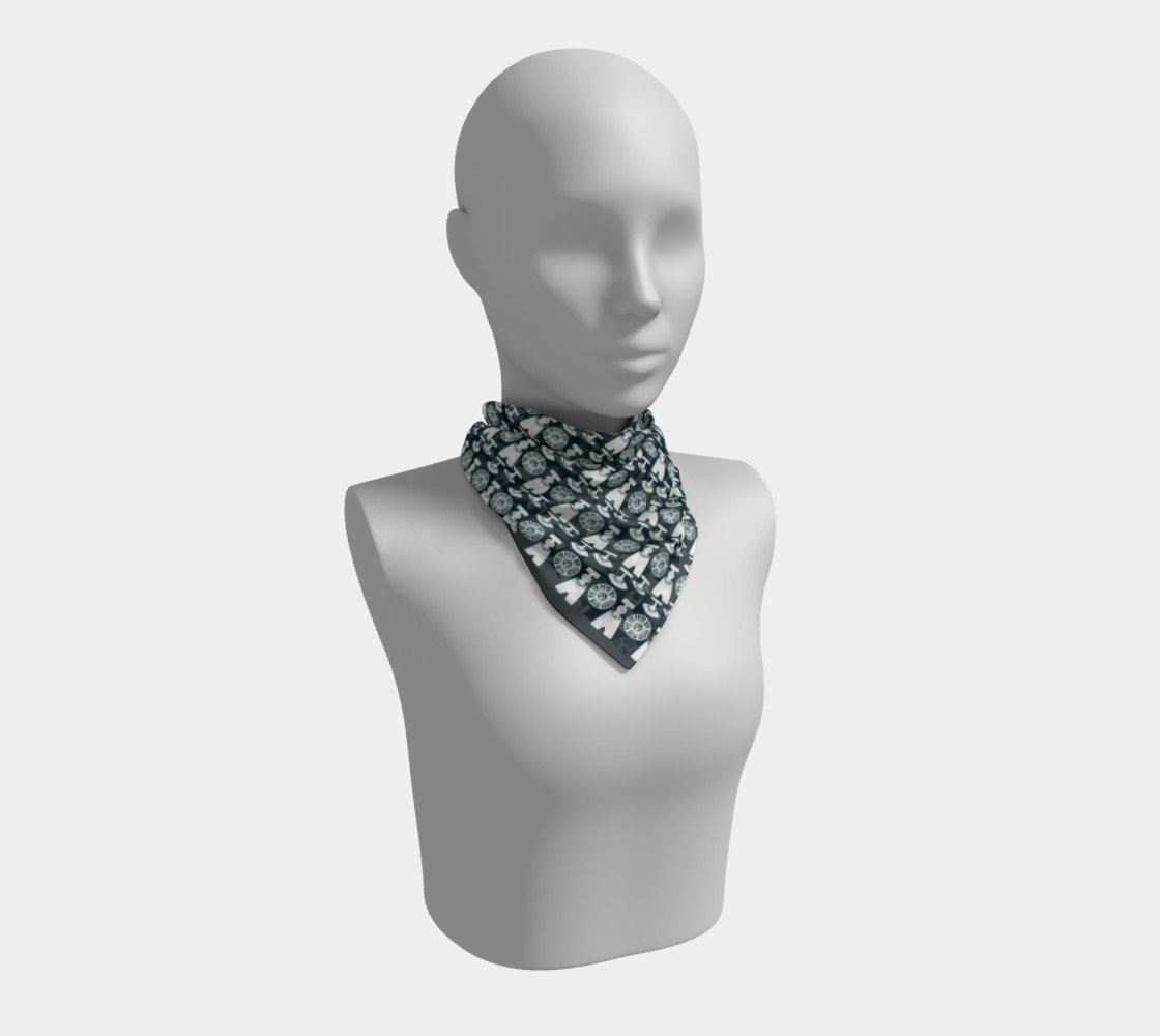 Retro winter inuit scarf preview #1