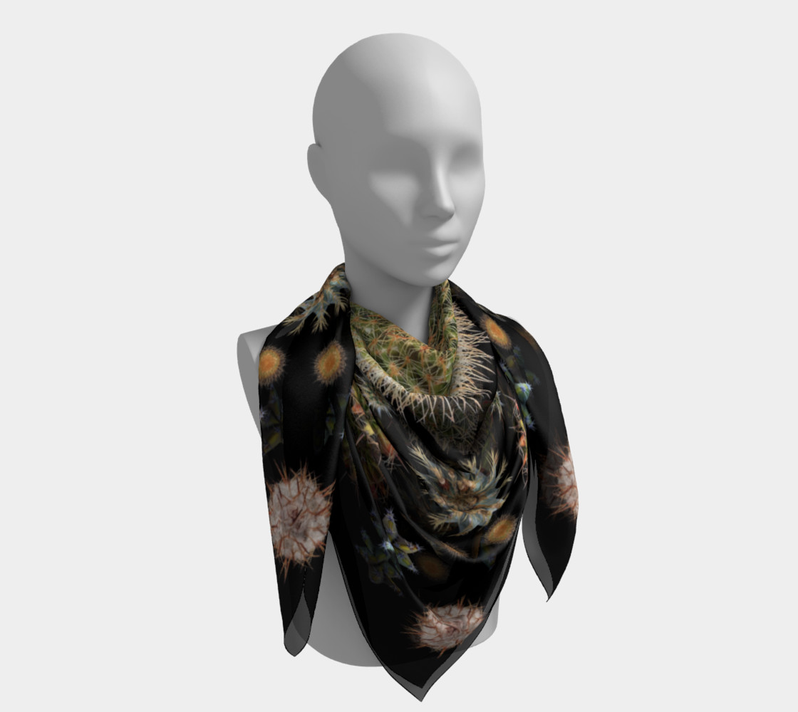 Cactus Square Scarf preview #4