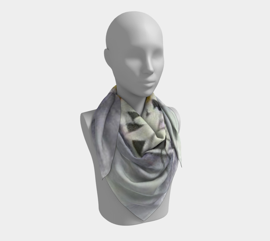 WHITE DAISY BOUQUET Scarf preview #3