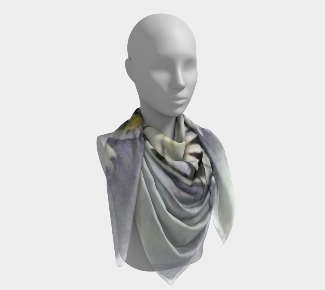 WHITE DAISY BOUQUET Scarf preview #4