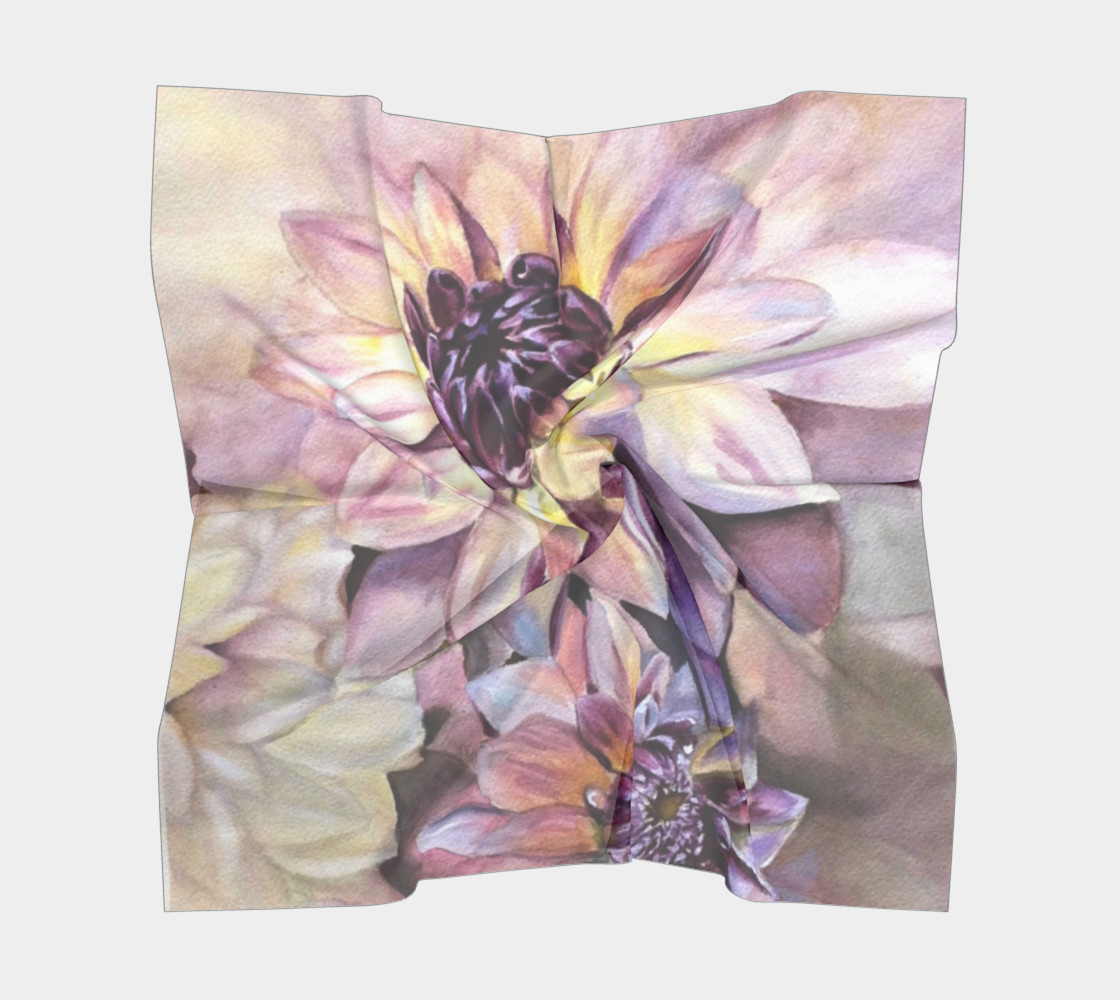 GORGEOUS DAHLIA SCARF preview #5