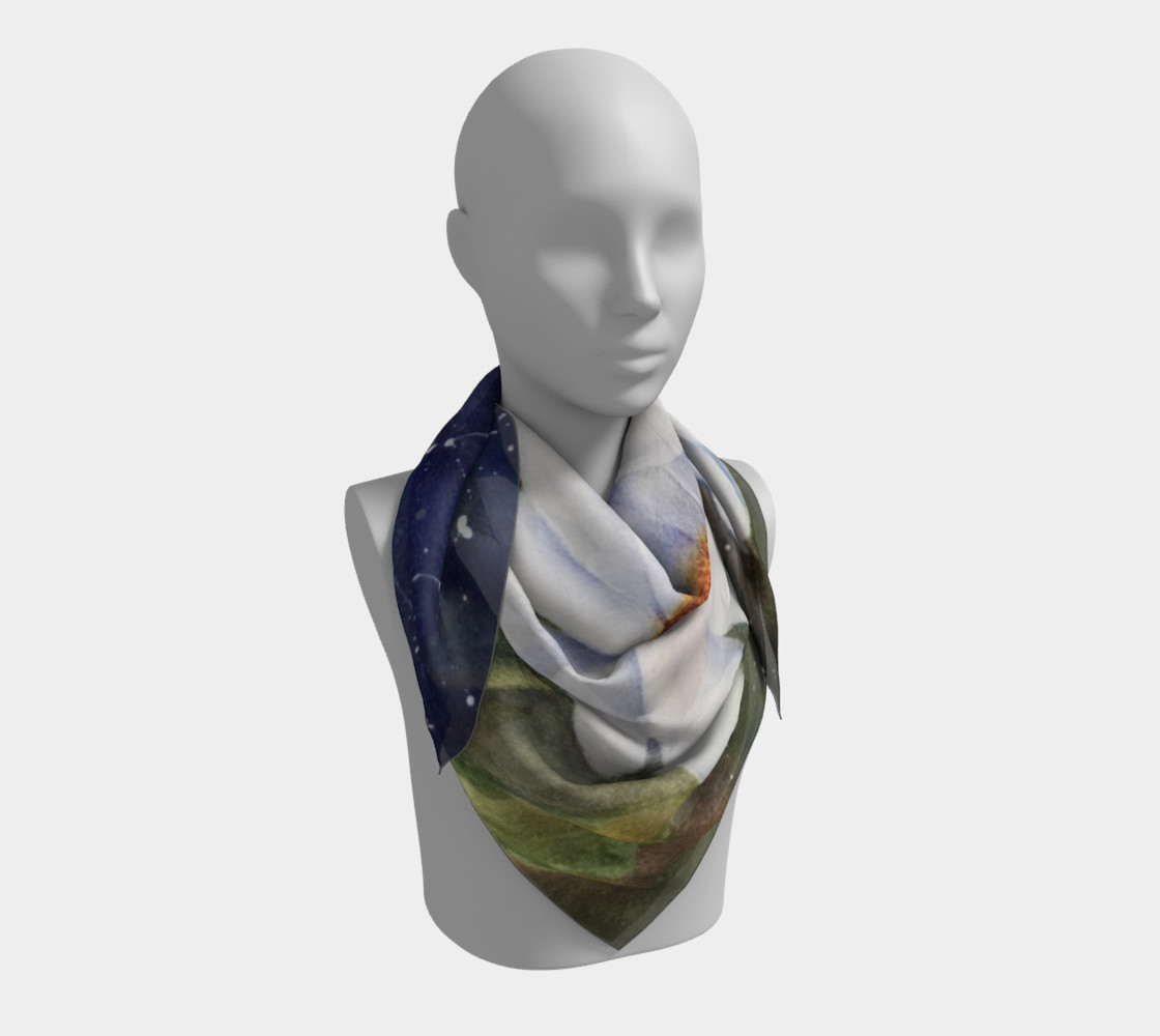 DAISIES and LADY BUG Scarf preview #3