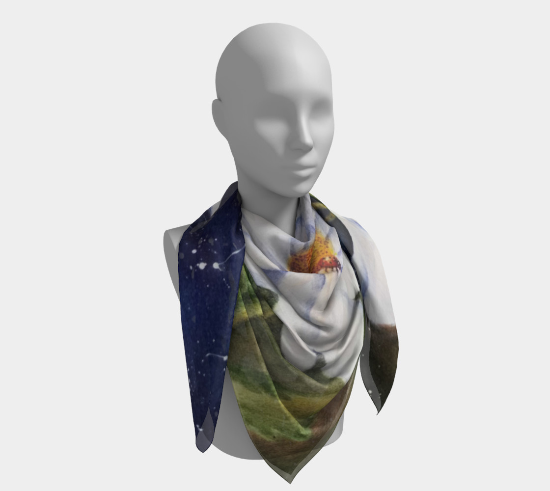 DAISIES and LADY BUG Scarf preview #4