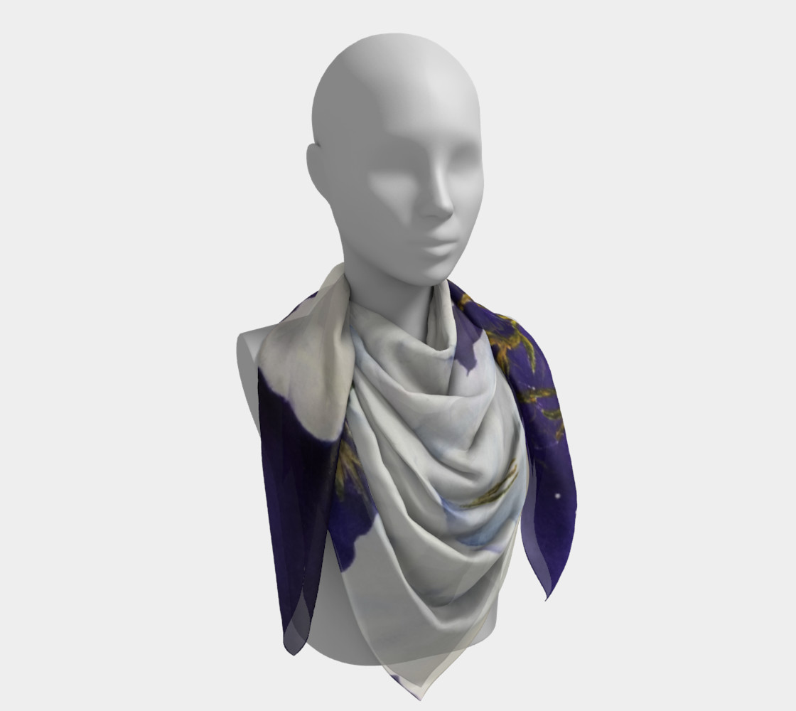 WHITE GLADIOLAS SCARF preview #4