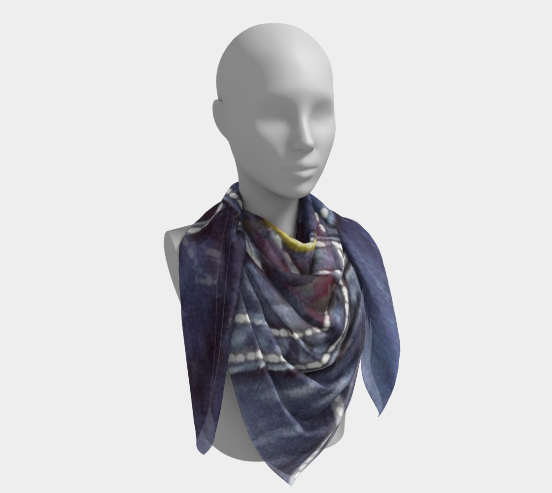 PINK ROSE DENIM Scarf preview #4