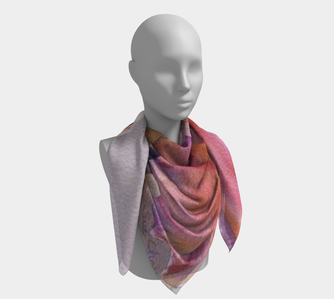 PINK IRIS SCARF preview #4