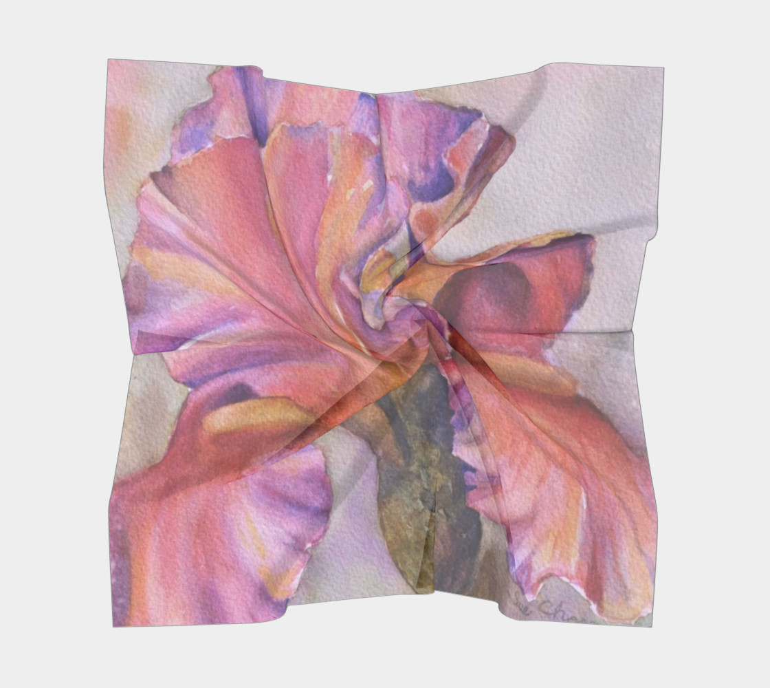 PINK IRIS SCARF preview #5