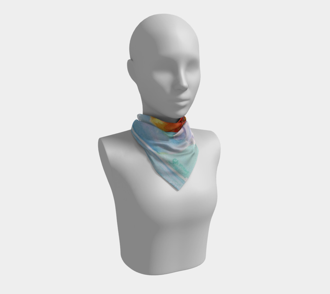PANSY TEA CUP Scarf preview #1
