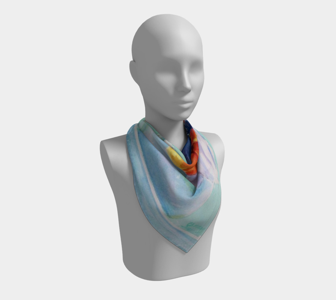 PANSY TEA CUP Scarf preview #2