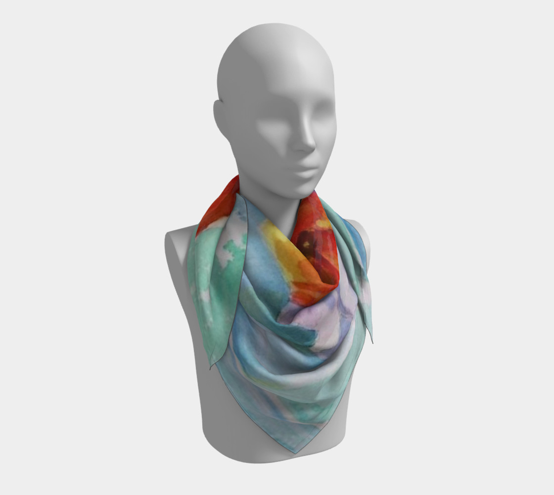PANSY TEA CUP Scarf preview #3