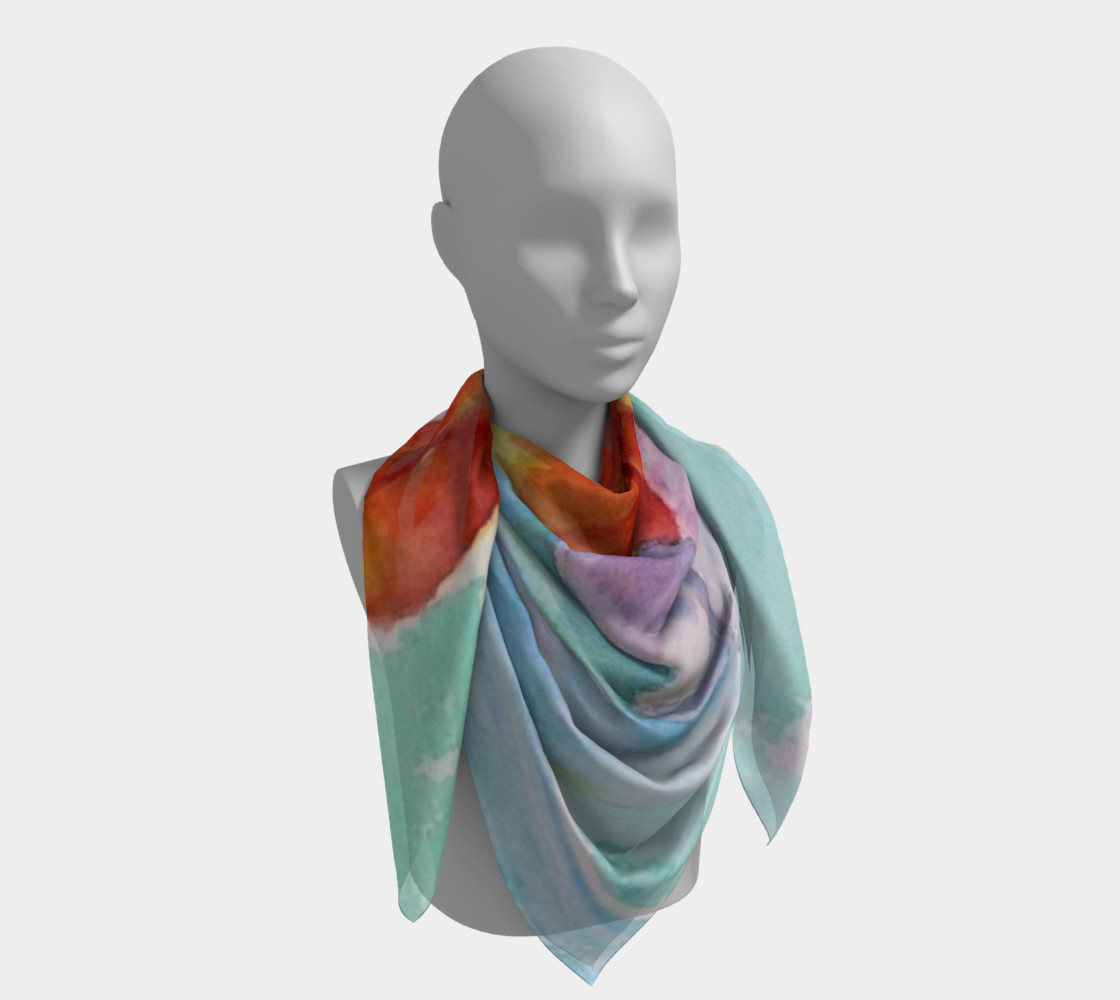 PANSY TEA CUP Scarf preview #4