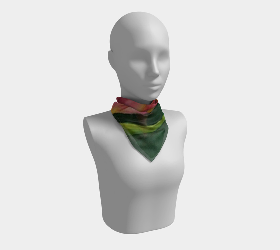 RED ORANGE TULIP Scarf preview #1